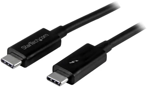 STARTECH כבל Thunderbolt 3 USB-C זכר לזכר, 20Gb/s, 2 מטר, שחור