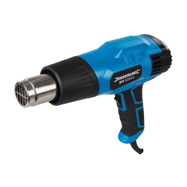 Silverline 2000W Heat Gun with 4 Nozzles, 550°C