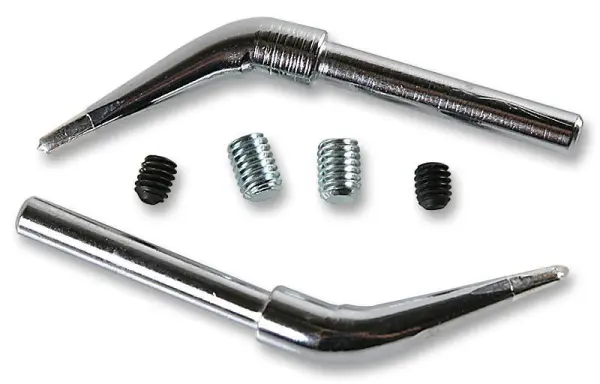 WELLER Punta per Saldatore a Pinza 1mm, Angolata a 45°