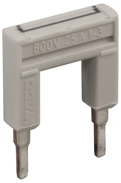WAGO TOPJOB S Insulated Jumper Bar Light Grey 1 to 3