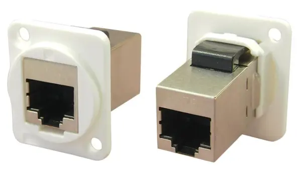 CLIFF CP30222SW Conector RJ45 Cat6 de paso, Blanco