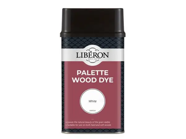 Liberon Palette - Dathadóir Adhmaid, Bán, 500ml, Uischiúil