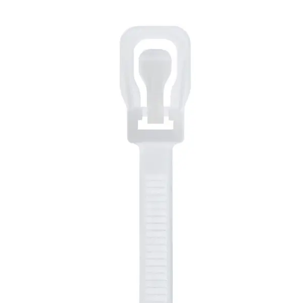 RETYZ EveryTie Fascette Riutilizzabili, Naturale, 203mm, Confezione da 100