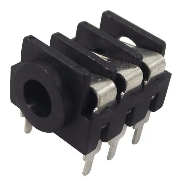 CLIFF 3.5mm Stereo Jack Socket, PCB Mount, Tin-Plated