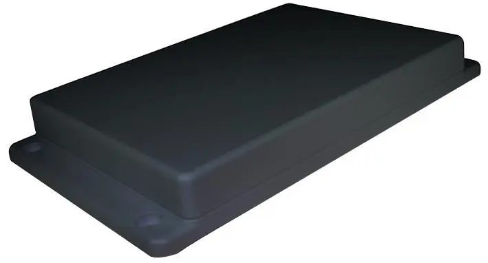 TAKACHI - Enkapsulasi ABS Berflensa Kelabu - 205.6x125.6x25mm