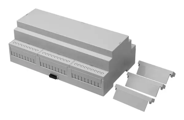 CAMDENBOSS Polycarbonate DIN Rail Enclosure Kit, 90x58x159mm, IP20