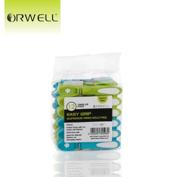 Orwell Superior Easy Grip Pegs 12pk