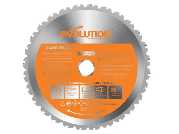 Evolution Multi-Material Mitre Saw Blade 255mm x 25.4mm
