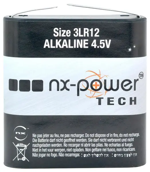 NX 4.5V 3LR12 Alkaline Battery 4400mAh