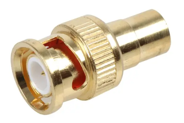 Pro-Signal RCA Phono to BNC Plug Adaptor, Gold Plated