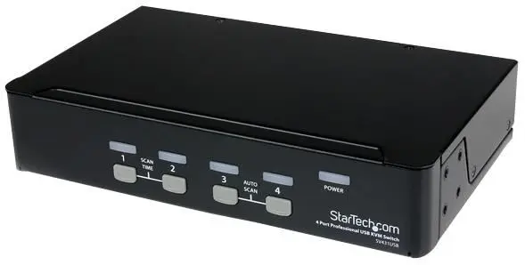 STARTECH 4포트 USB KVM 스위치 허브 및 VGA 지원