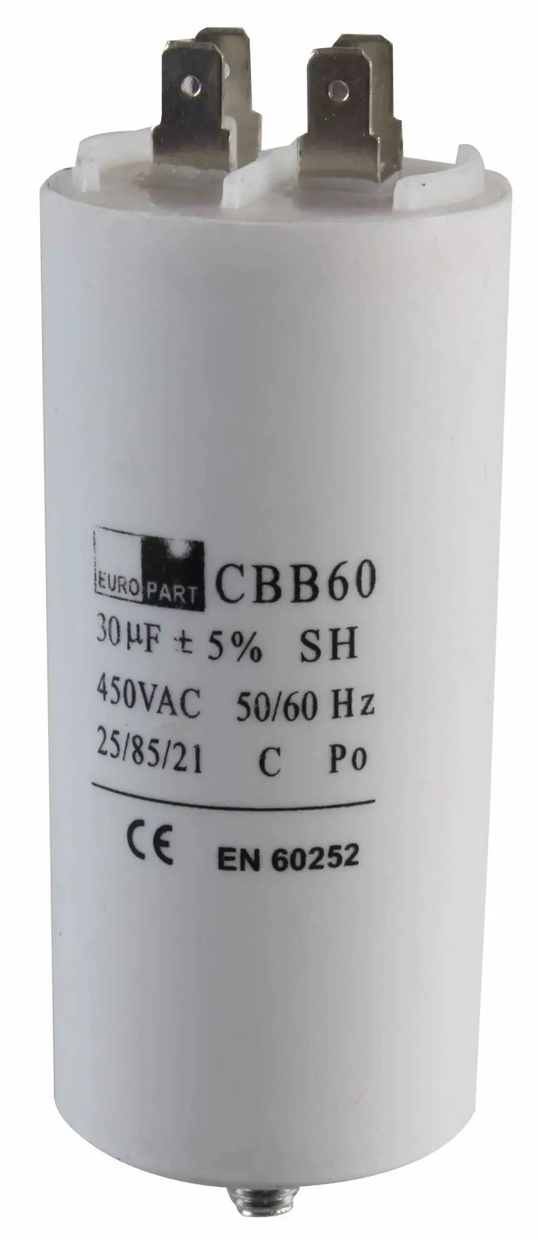 Europart Universal - Πυκνωτής 30µF 450V AC για Πλυντήρια Ρούχων