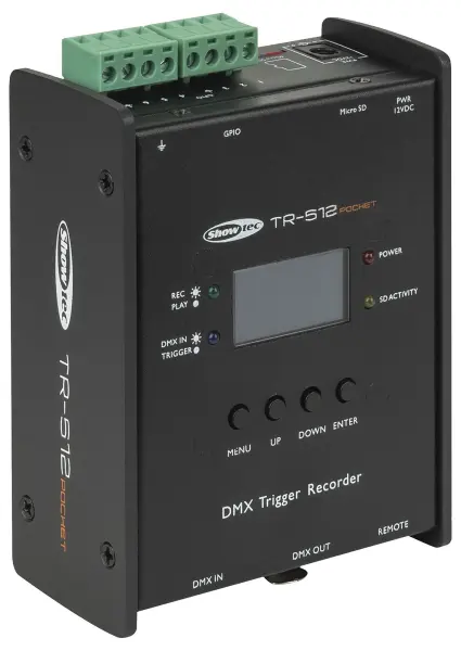 SHOWTEC Power DMX Trigger Playback Recorder