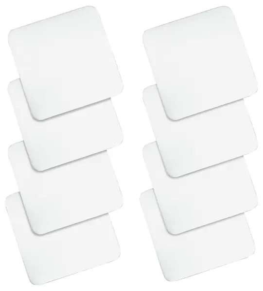 Non-Slip Washable Rug Gripper Pads, 8 Pack, 43x33mm