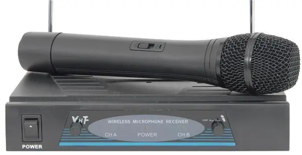 QTX SOUND VHF Handheld Wireless Microphone System, 173.8MHz