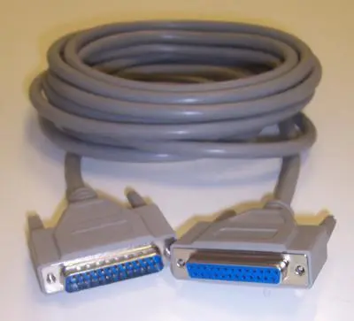 PRO SIGNAL - Kabel Siri RS232 D Sub Lelaki ke Perempuan 25 Pin, 5m