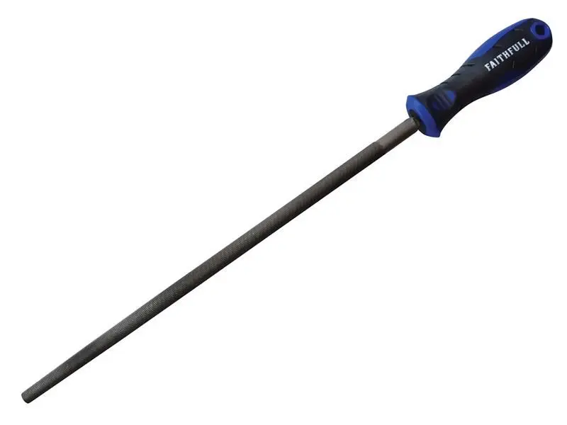 Faithfull Στρογγυλό Αρχαίο Λιμάρι Μηχανικού με Χερούλι, 300mm (12in)