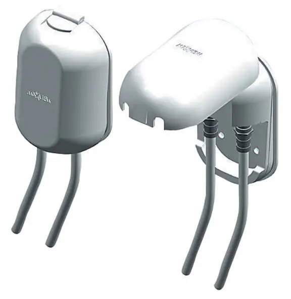 MAXVIEW Tomada Estanque à Chuva, Conector Tipo F, Branco