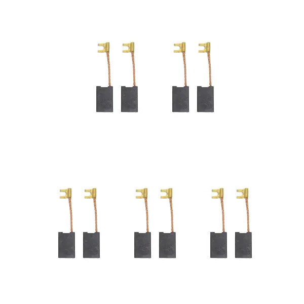 5 Sets of Carbon Brushes for Stayer Grinder (6x14x22mm)