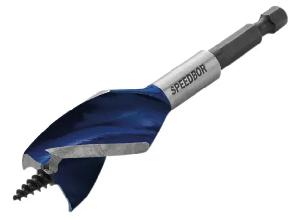 IRWIN Blue Groove 6X Stubby Wood Bit, 14mm x 100mm