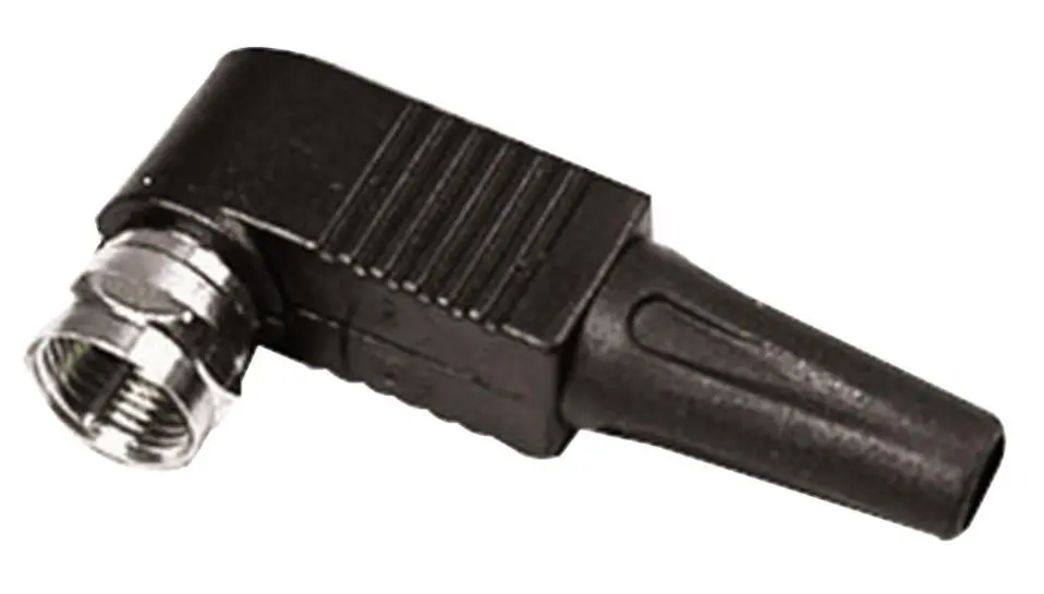 PRO SIGNAL PSG01811 90° F-Type Connectoren, 2 Stuks