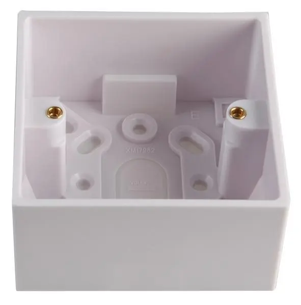 VOLEX Caja de Superficie Blanca 42mm para 1 Módulo, PVC
