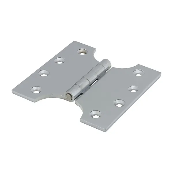 Timco Parliament Hinges - Solid Brass, Chrome, 102 x 100mm (2pk)