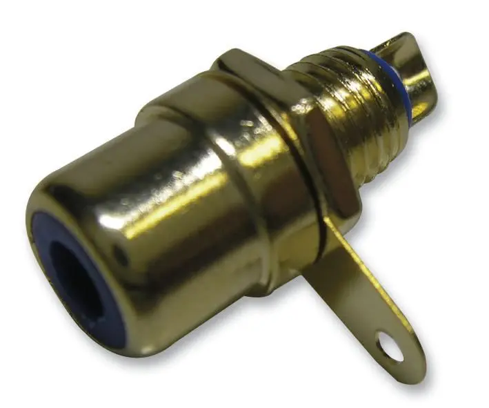 Prise phono plaqué or bleue PRO SIGNAL