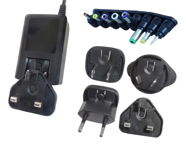 IDEAL POWER 15V 1.6A 15W Level VI International Power Supply 8 Tips