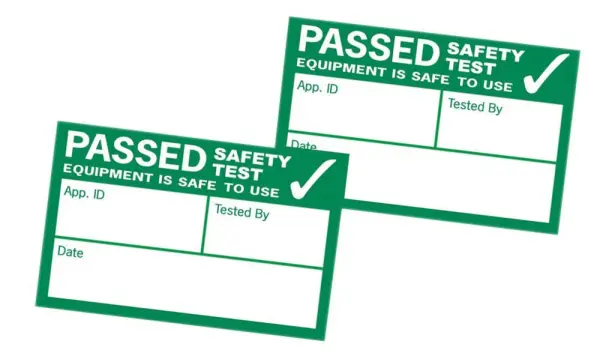 KEWTECH Appliance PAT Pass Labels, Pack of 500, 38x26mm