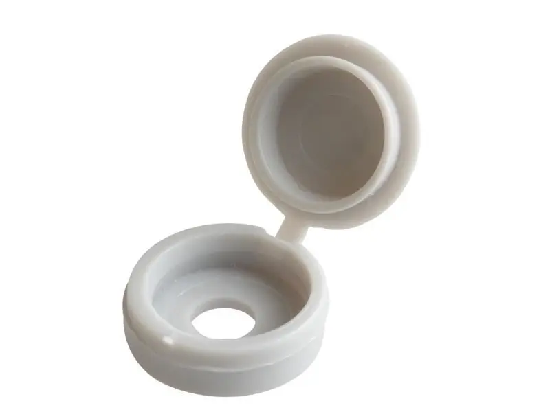 ForgeFix Hinged Cover Caps Grey, No.6-8, Pack of 100