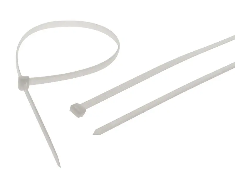 Faithfull Heavy-Duty Nylon Cable Ties White 9x905mm (10pc)