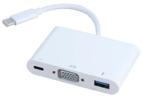 PRO SIGNAL USB-C to VGA & USB 3.0 アダプター with 充電機能