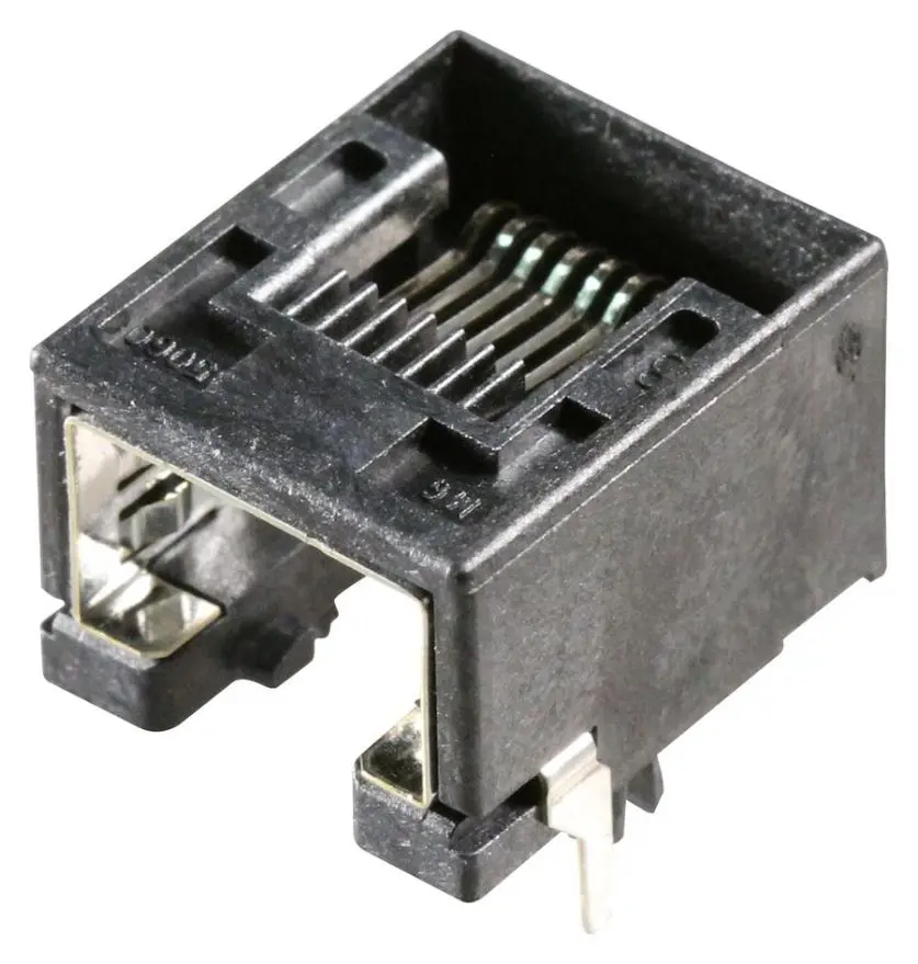 Molex Right Angle RJ45 PCB Socket, Screened, 8P8C