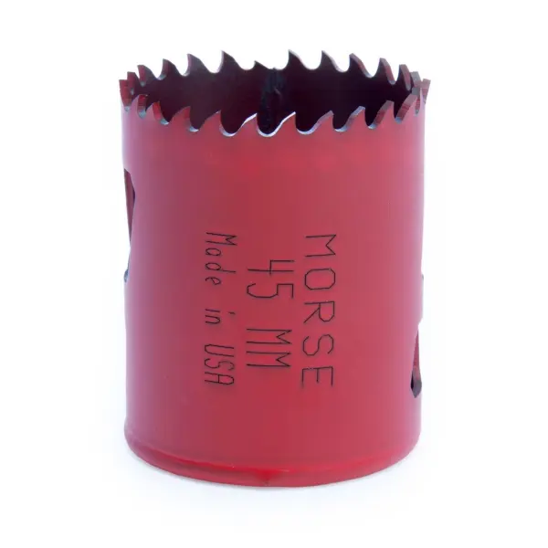 Morse MHS285 Foret trépan bimétallique, 45mm, Acier M42