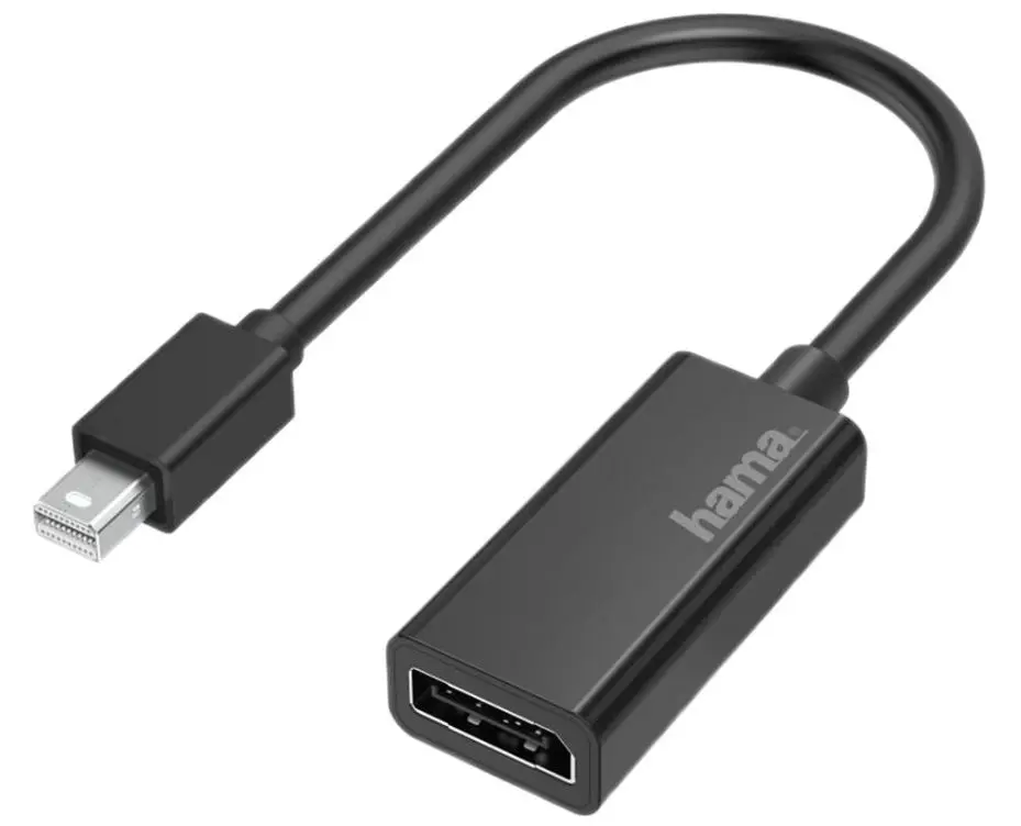HAMA Mini DisplayPort to DisplayPort Adaptor - 4K UHD, Thunderbolt 2
