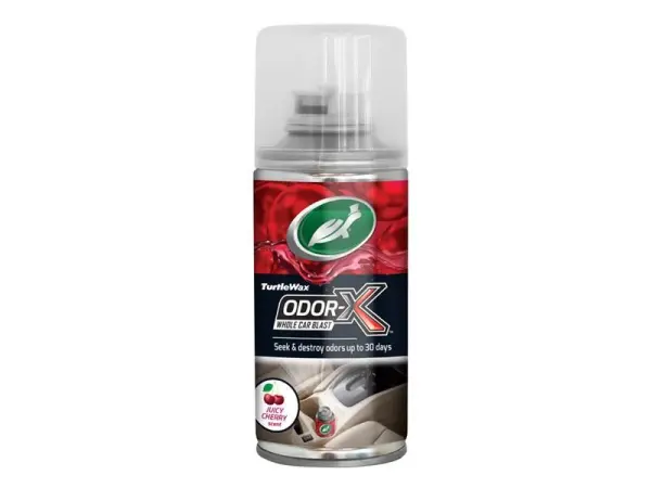 Turtle Wax Odor-X - Brume désodorisante intérieur voiture, Parfum cerise, 100ml