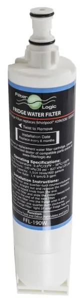 FILTER LOGIC 워터 필터 호환 모델 Whirlpool 4396508