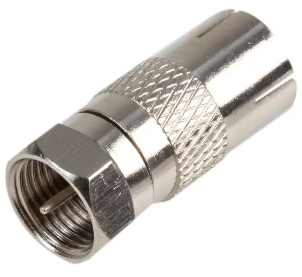 PROCEPTION Adaptador de IEC a F, 75 Ohm