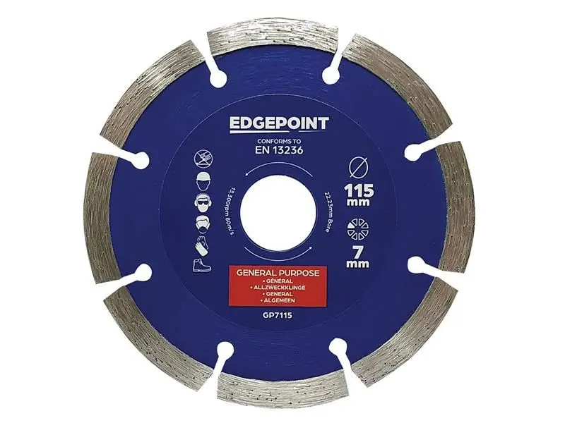EdgePoint Lama Diamantata GP7115 per uso generico, 115mm