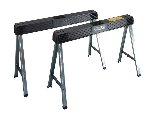 STANLEY® - Cavaletes de Serrar Dobráveis em Alumínio, Pack Duplo, Carga Máx. 34