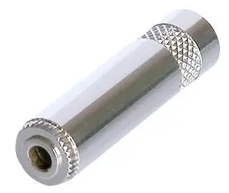 REAN 3.5毫米立體聲插座 鎳鍍金屬接頭 4毫米電線