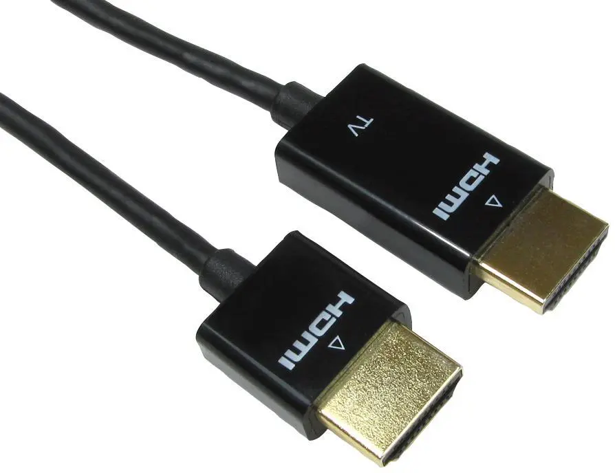 PRO SIGNAL High Speed HDMI Cable 3m, Gold Plated, Slim Profile, Ethernet