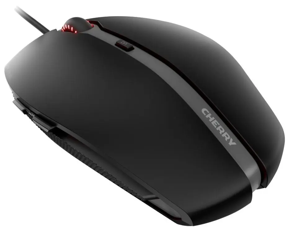 CHERRY GENTIX 4K Wired Optical Mouse, 3600dpi, Black