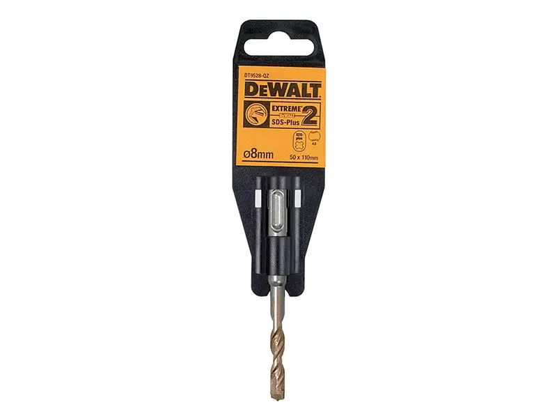 DEWALT SDS Plus EXTREME 2 Drill Bit, 8 x 110mm