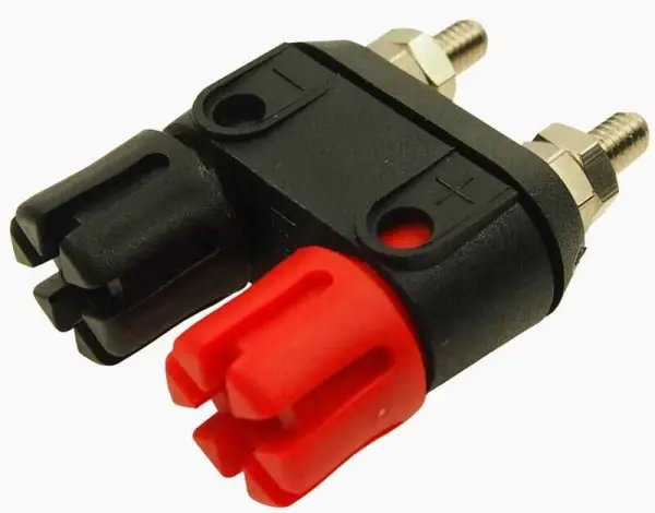 Cliff 4mm Aanraakveilige Dubbele Aansluitklemmen