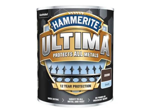 Hammerite Ultima 金屬漆 柔滑棕色 750毫升