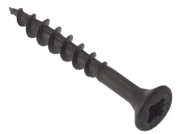 thumbnail interactive-video image 1 of Dt-bargain 4.0 X 45mm Black Coarse Thread Pozi Screws – For MDF, Chipboard, Wood (Carcass Screws) 1 of 4