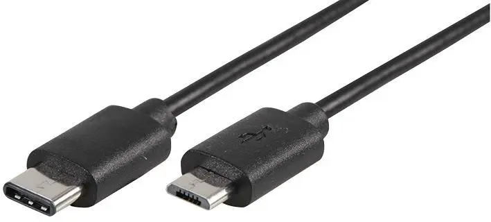PRO SIGNAL USB-C to USB Micro B 케이블, 1m, 블랙, USB 2.0