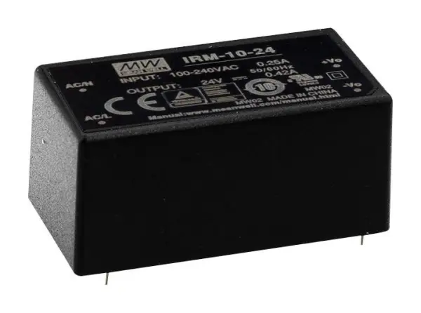 MEAN WELL IRM-10 Series 12V DC 10.2W Power Supply